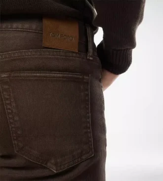 Jean droit en denim western