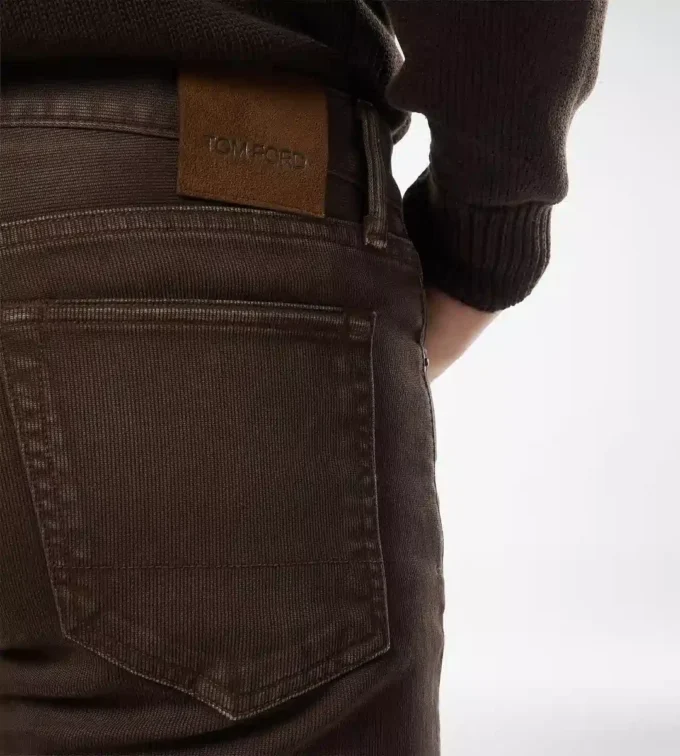Jean droit en denim western Jean droit en denim western
