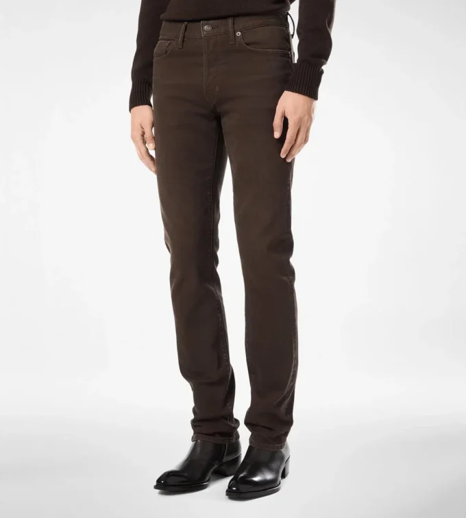 Jean droit en denim western Jean droit en denim western
