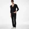 Jean droit stretch noir