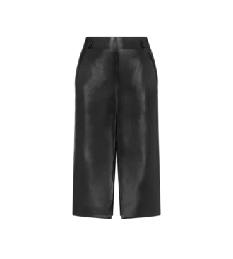 Jupe Lux en cuir nappa