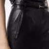 Jupe Lux en cuir nappa Jupe Lux en cuir nappa