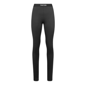 Leggings signature en jersey brillant Leggings signature en jersey brillant