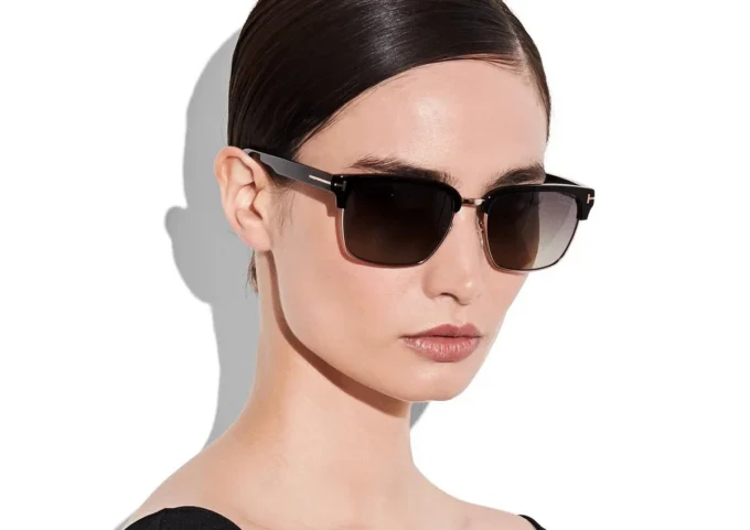 Lunettes de soleil carrées River Vintage