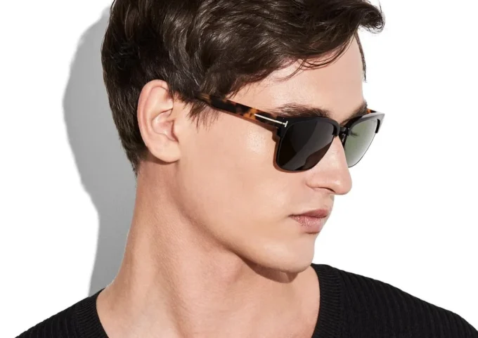 Lunettes de soleil carrées River Vintage