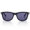 Lunettes de soleil carrées souples en corne
