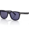 Lunettes de soleil carrées souples en corne