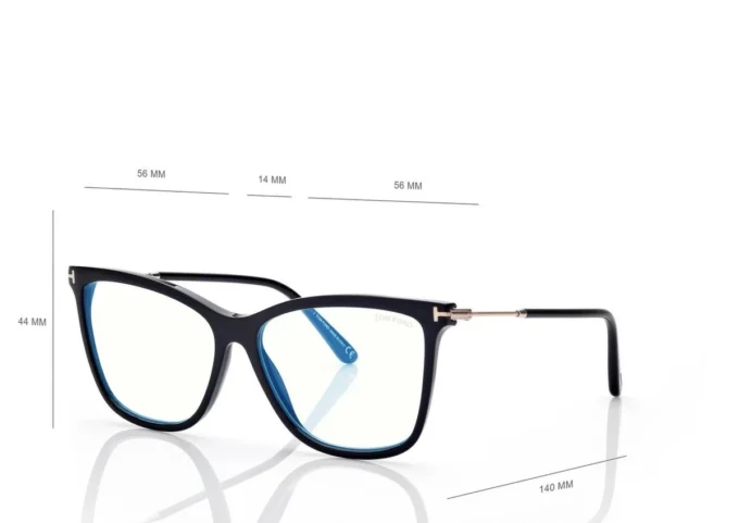 Lunettes de soleil à clip Blue Block Soft Cat Eye Opticals