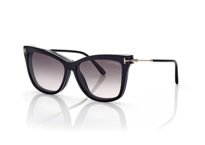 Lunettes de soleil à clip Blue Block Soft Cat Eye Opticals