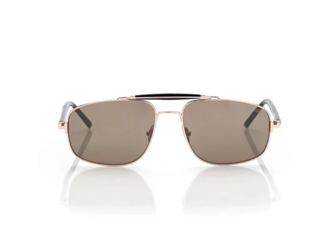 Lunettes de soleil Navigator en titane et corne Lunettes de soleil Navigator en titane et corne