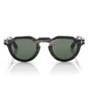 Lunettes de soleil rondes en corne Lunettes de soleil rondes en corne