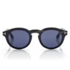 Lunettes de soleil rondes en corne Lunettes de soleil rondes en corne