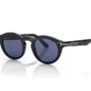 Lunettes de soleil rondes en corne Lunettes de soleil rondes en corne