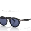 Lunettes de soleil rondes en corne Lunettes de soleil rondes en corne