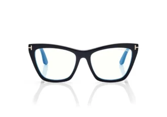 Lunettes de vue Blue Block Cat Eye avec clip solaire