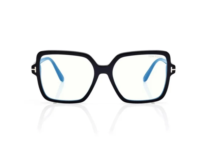 Lunettes de vue carrées bleues Lunettes de vue carrées bleues