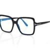 Lunettes de vue carrées bleues Lunettes de vue carrées bleues