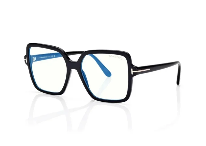Lunettes de vue carrées bleues Lunettes de vue carrées bleues