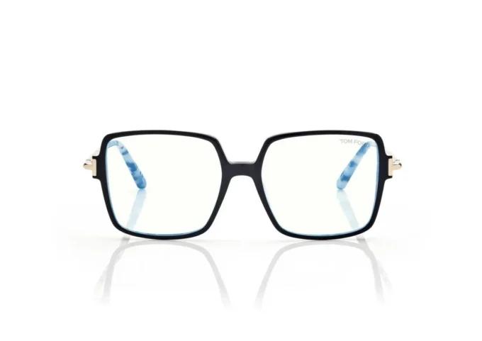 Lunettes de vue carrées Blue Block