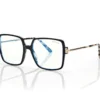 Lunettes de vue carrées Blue Block