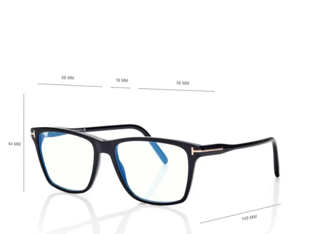 Lunettes de vue carrées Blue Block