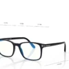 Lunettes de vue carrées Blue Block