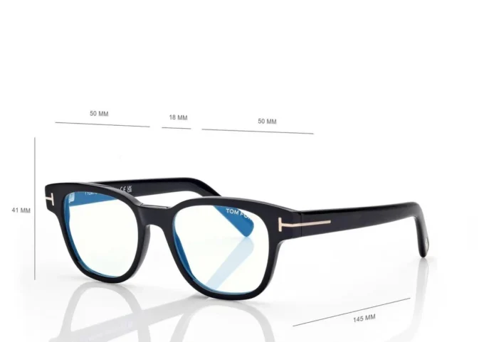 Lunettes de vue carrées Blue Block