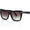 Lunettes de vue carrées Blue Block avec clip solaire