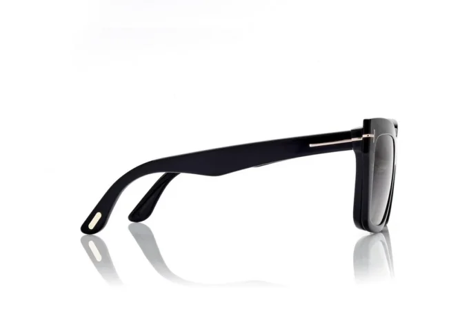Lunettes de vue carrées Blue Block avec clip solaire