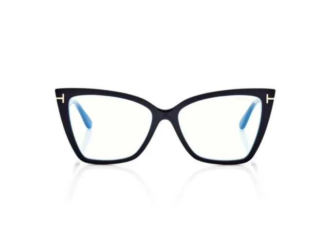 Lunettes de vue carrées Blue Block Cat Eye