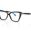 Lunettes de vue carrées Blue Block Cat Eye