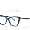 Lunettes de vue carrées Blue Block Cat Eye
