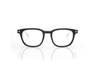 Lunettes de vue carrées en corne