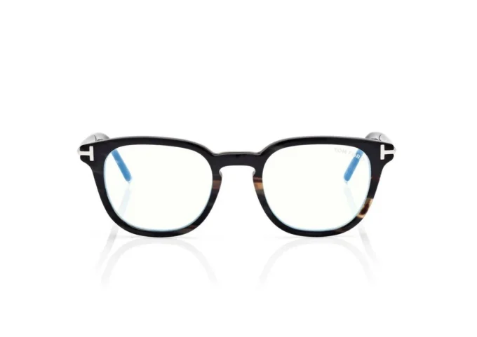 Lunettes de vue Horn Square Blue Block Lunettes de vue Horn Square Blue Block