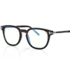 Lunettes de vue Horn Square Blue Block Lunettes de vue Horn Square Blue Block
