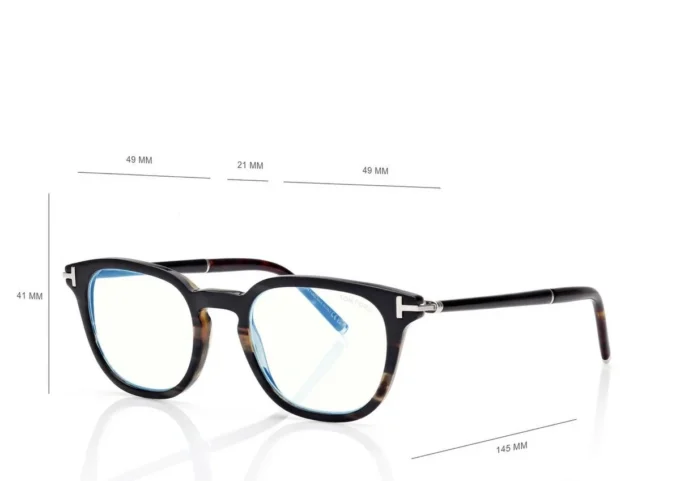 Lunettes de vue Horn Square Blue Block Lunettes de vue Horn Square Blue Block