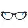 Lunettes de vue ovales Icon Blue Block