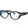 Lunettes de vue ovales Icon Blue Block