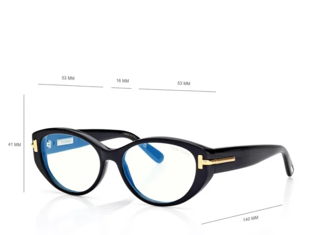 Lunettes de vue ovales Icon Blue Block