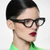 Lunettes de vue ovales Icon Blue Block