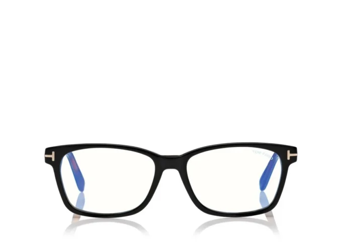 Lunettes de vue rectangulaires classiques Blue Block