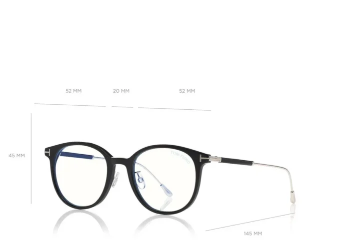 Lunettes de vue rondes Blue Block