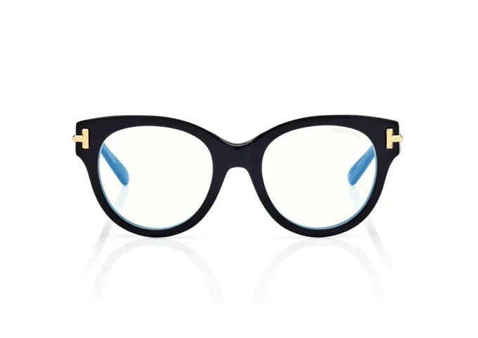 Lunettes de vue rondes Icon Blue Block