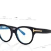Lunettes de vue rondes Icon Blue Block