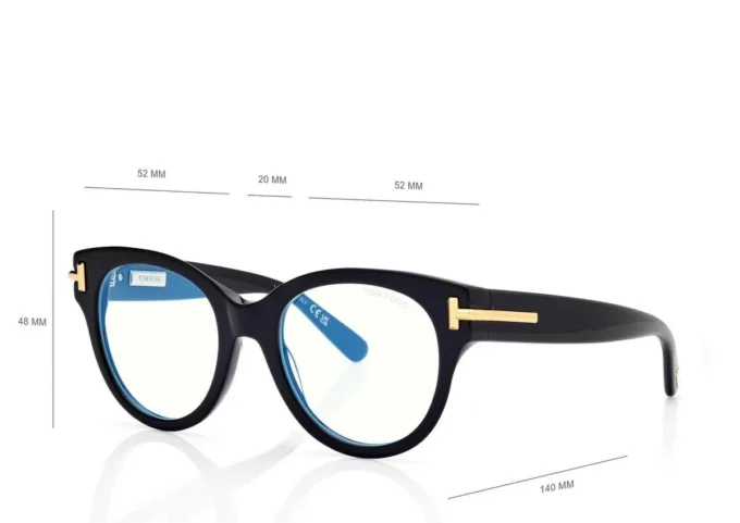 Lunettes de vue rondes Icon Blue Block