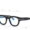 Lunettes de vue rondes Icon Blue Block