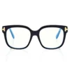 Lunettes Icon Blue Block Square