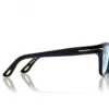 Lunettes Icon Blue Block Square