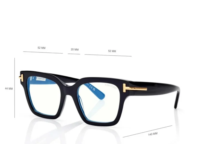 Lunettes Icon Blue Block Square
