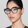 Lunettes Icon Blue Block Square